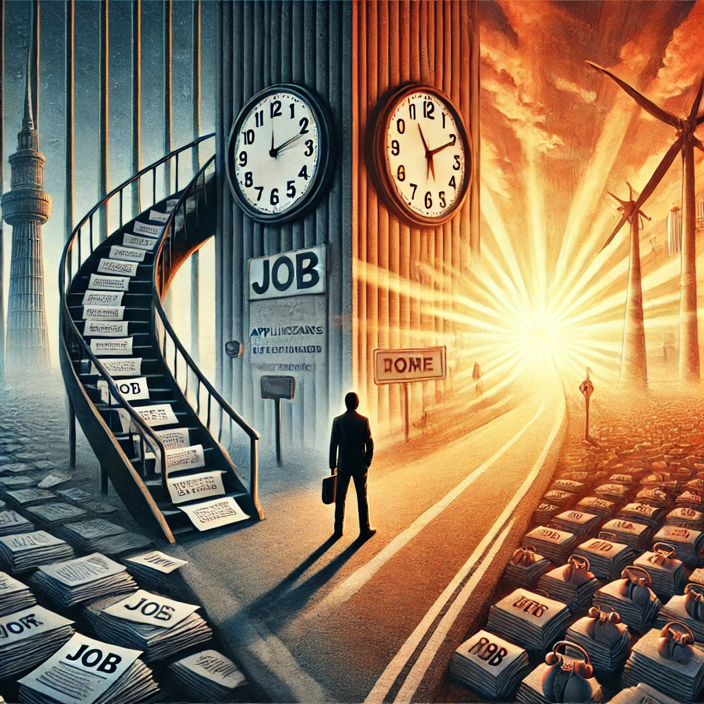 L’Illusione del Lavoro e del Piacere: Un Parallelo tra “Il Piacere è Tutto Mio” e la Realtà Occupazionale